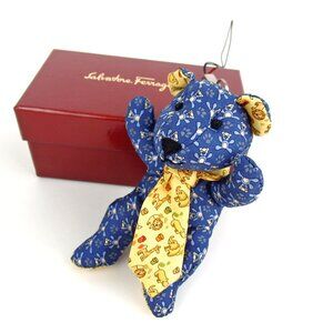 Authentic Salvatore Ferragamo Teddy bear charm [Used]